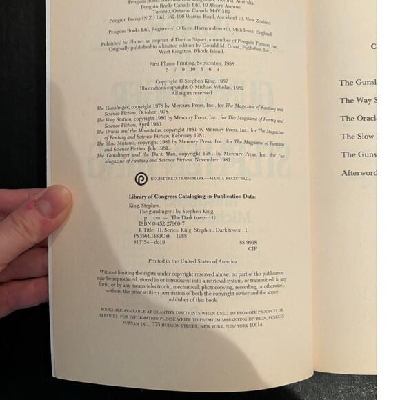 Lot of 2 Dark Tower Stephen King Books, Gunslinger, Drawing of the Three (1-2) - Picture 4 of 5